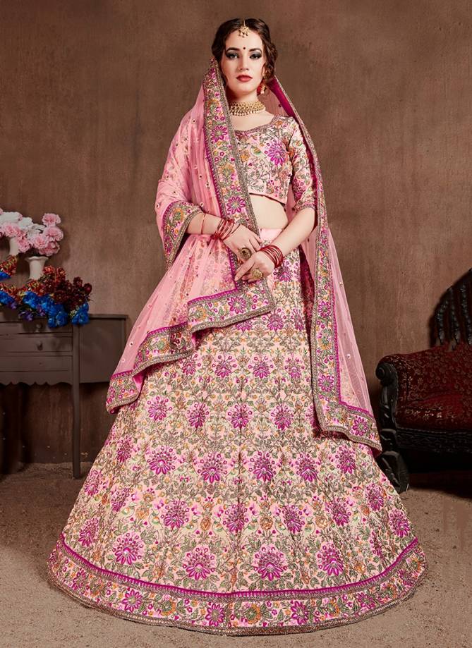 ZEEL CLOTHING NEO TRADITIONAL VOL-1 Designer Wedding Bridal Wear Mulberry Silk Thread Dori Zari Sequins Embroidery with Stone Work Lahenga Choli Collection